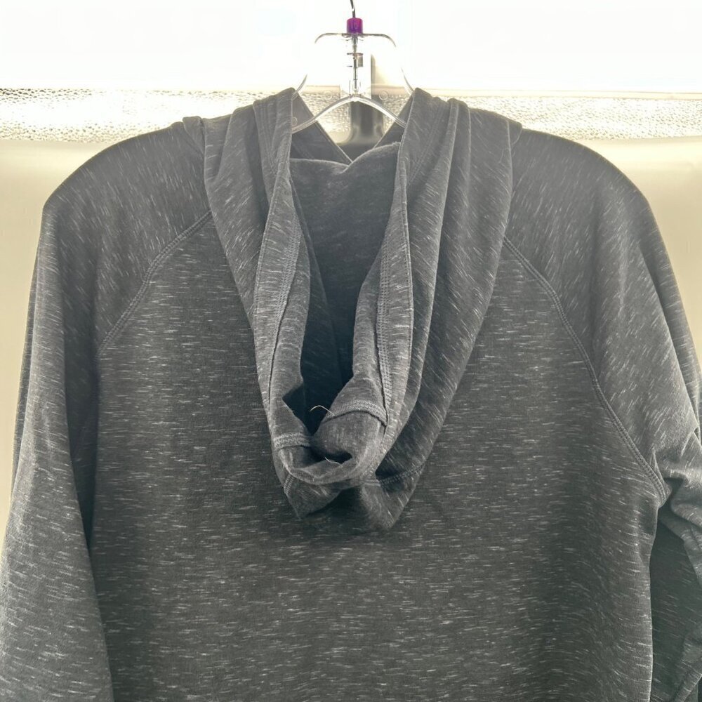 Kyodan Outdoor Women's Long Sleeve Hoodie Black/Gray Space Dye Size XL - Picture 7 of 9